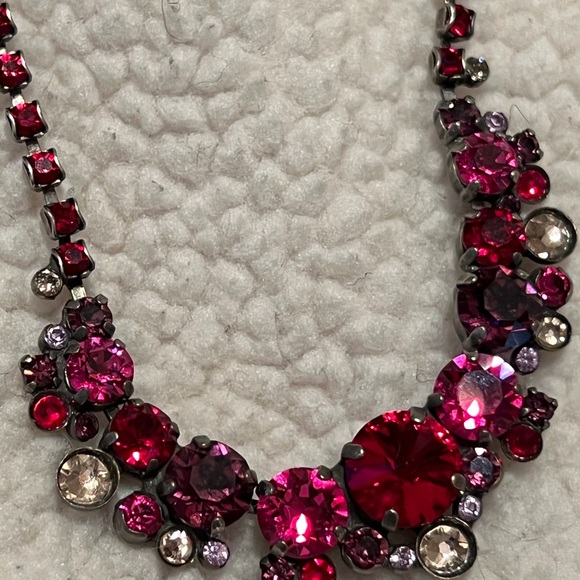 Sorrelli Ruby Red Swarovski Crystal Necklace Matching Bracelet ✅Offers W… - Picture 7 of 14
